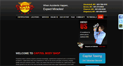 Desktop Screenshot of capitolbodyshop.com